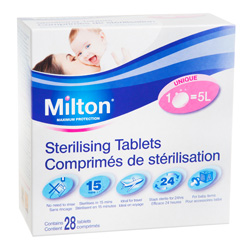 Milton sterilizační tableta